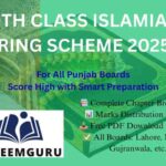 9th class islamiat pairing scheme 2025-26