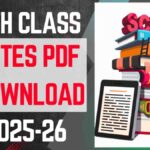 10th class notes PDF download