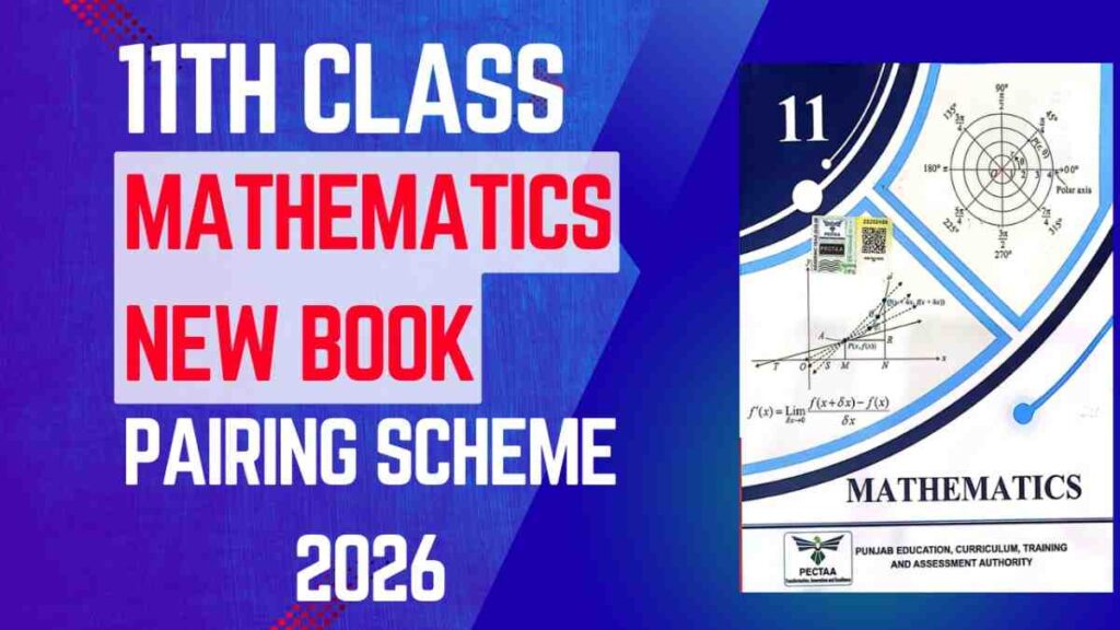 11th Class Maths Pairing Scheme 2026