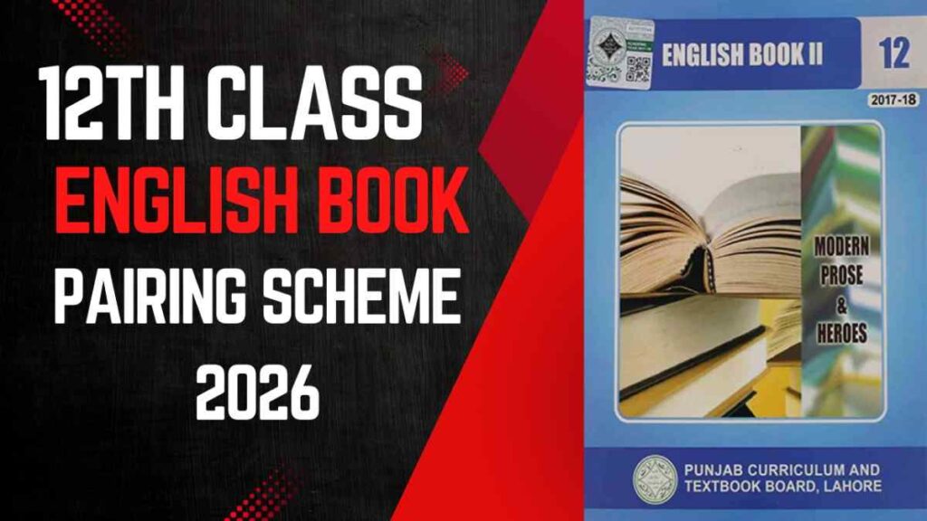 2nd Year English Pairing Scheme 2026