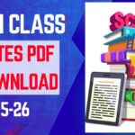 9th Class Notes PDF Download