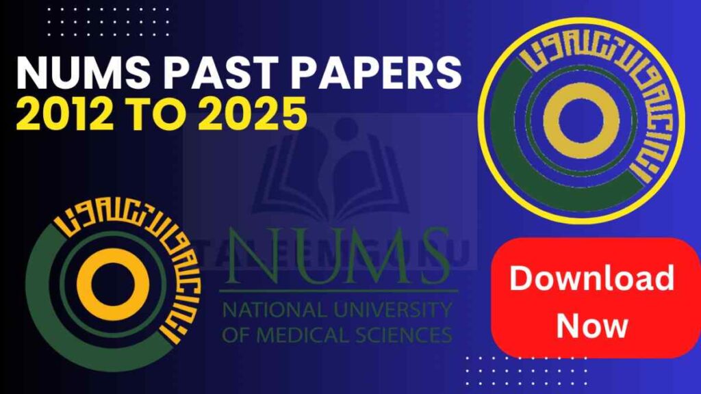 NUMS Past Papers 2012 to 2020