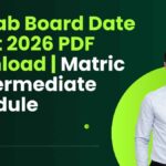 Punjab Board date sheet 2026