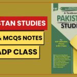 Pakistan Study MCQs Notes For ADP Class Free Download PDF