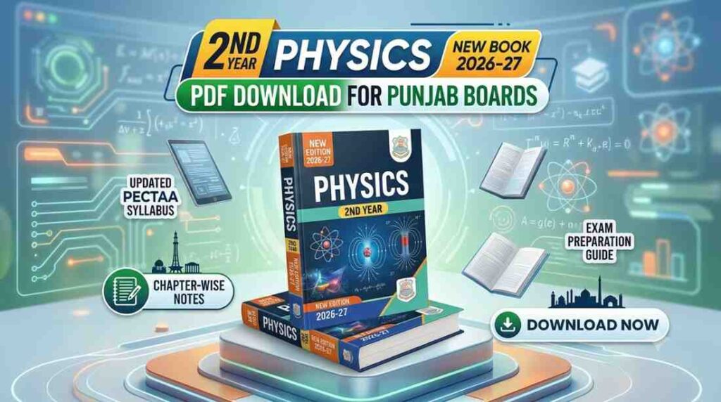 2nd Year Physics New Book 2026-27 PDF – Punjab Board Syllabus & Notes